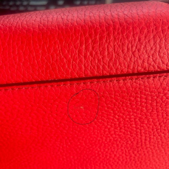 Kate Spade ABIGAIL SATCHEL PXRU7738 Women's Leather Tote Bag Red - Picture 14 of 15